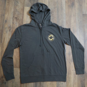 Dark Horse Logo Full Zip Hoodie Grey
